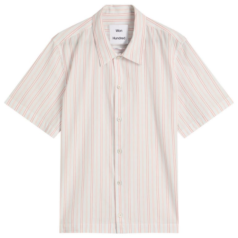 Выигранная сотня рубашек в полоску с коротким рукавом от Kirk