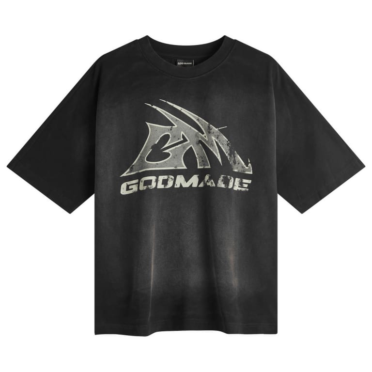 Футболка с логотипом GM, созданная Богом