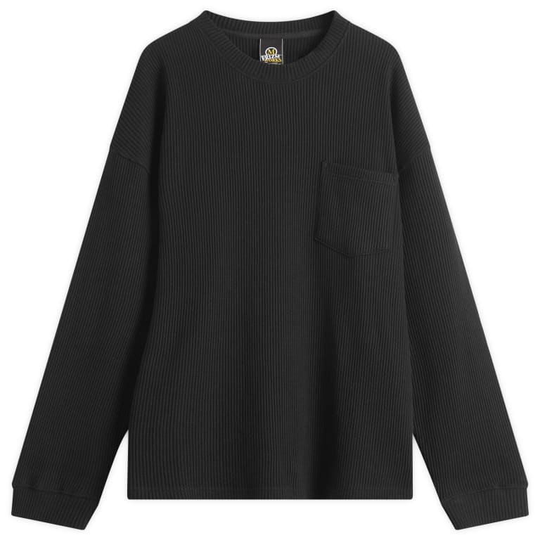 FrizmWORKS Oversized Waffle Pocket Long Sleeve T-Shirt 14290₽