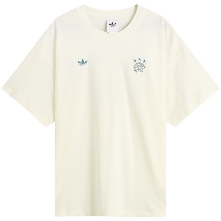 КОНЕЦ. x футболка adidas off white & real teal