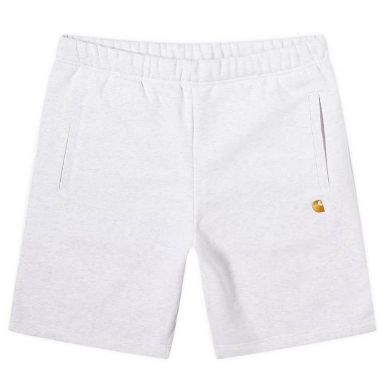 Спортивные шорты Carhartt WIP Chase ash heather & gold