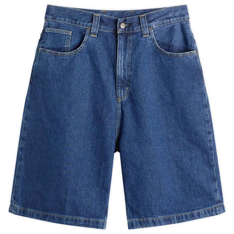 Свободные джинсовые шорты Carhartt WIP Brandon, выстиранные синим камнем