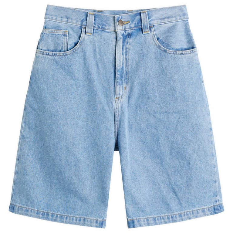 Свободные джинсовые шорты Carhartt WIP Brandon, отбеленные синим камнем