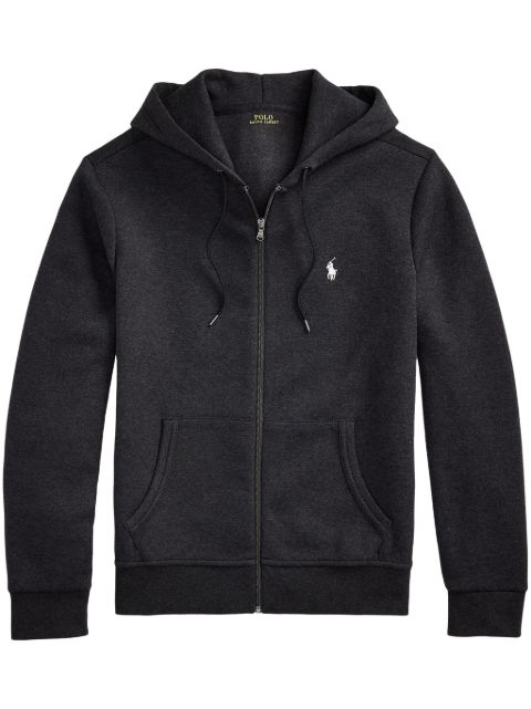 Флисовая толстовка Polo Ralph Lauren с капюшоном на молнии black