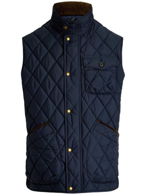 Стеганый жилет Polo Ralph Lauren blue