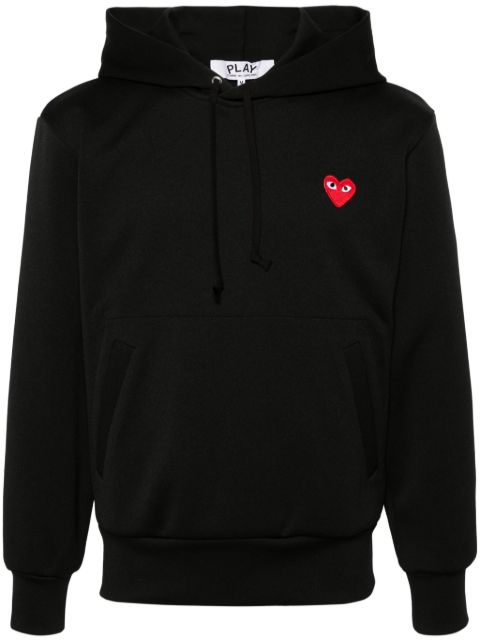 Толстовка-пуловер Comme Des Garçons Play с принтом в виде сердечек black