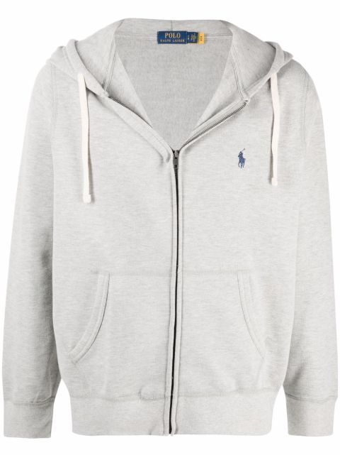 Толстовка Polo Ralph Lauren Polo Poney с капюшоном на молнии  grey