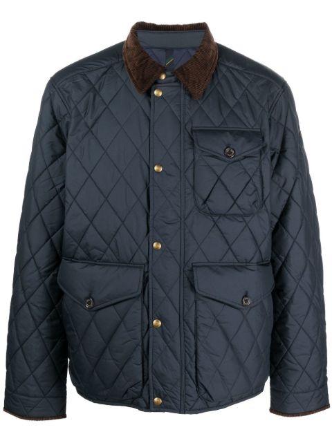Стеганая куртка Polo Ralph Lauren с накладным карманом  blue