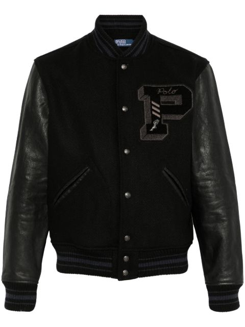 Polo Ralph Lauren - Культовая куртка Letterman varsity black