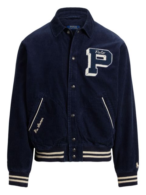 Вельветовая школьная куртка Polo Ralph Lauren blue