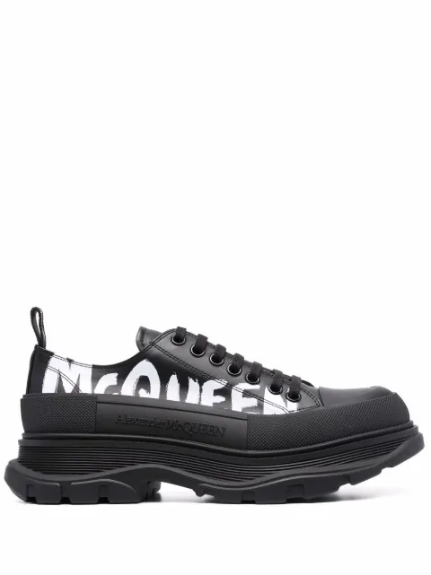 Кроссовки с низким берцем с логотипом Alexander McQueen  black