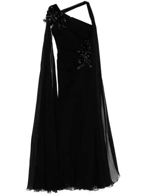 Шифоновое платье Zuhair Murad black