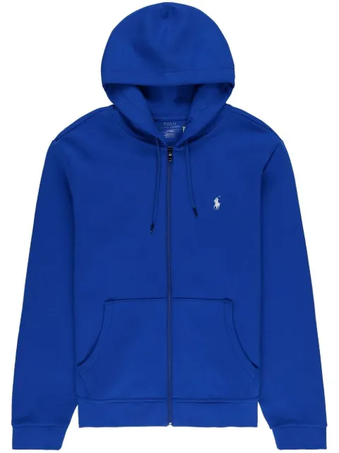 Толстовка на молнии с вышитым логотипом Polo Ralph Lauren  blue
