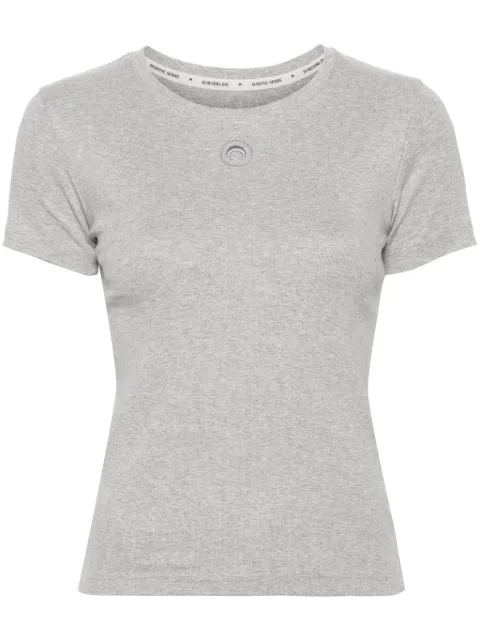 Футболка Marine Serre Crescent Moon из органического хлопка grey