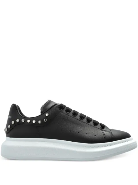 Кожаные кроссовки Alexander McQueen black
