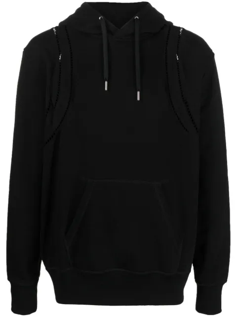 Хлопчатобумажная толстовка Alexander McQueen с длинным рукавом black