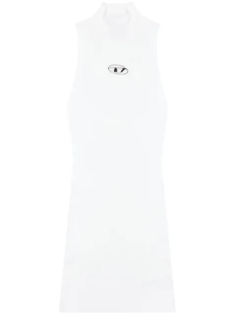 Платье Diesel M-Onervax с имитацией шеи white
