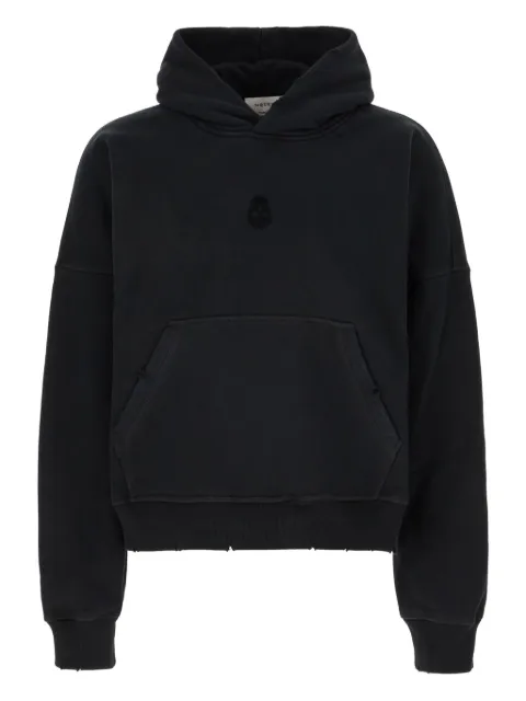 Толстовка с капюшоном Alexander McQueen Selvedge black