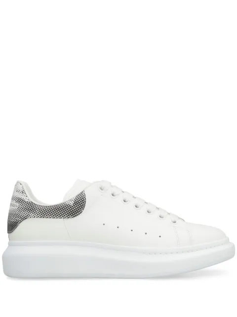 Кроссовки на шнуровке с логотипом Alexander McQueen white