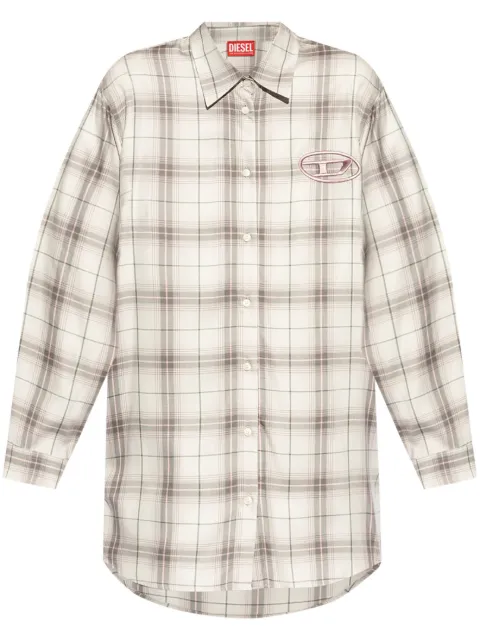 Платье-рубашка Diesel D-Dalis-Q1 neutrals