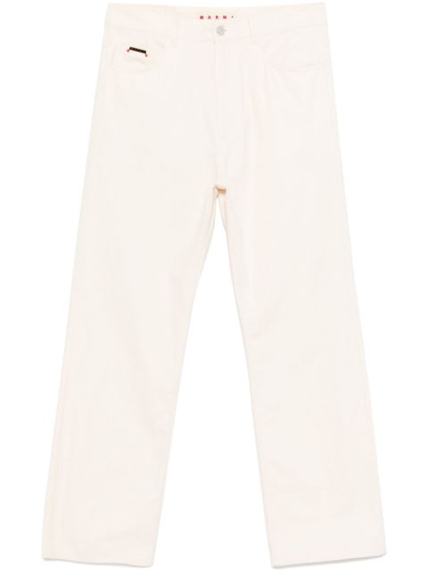 Джинсы Marni с эффектом меланжа neutrals