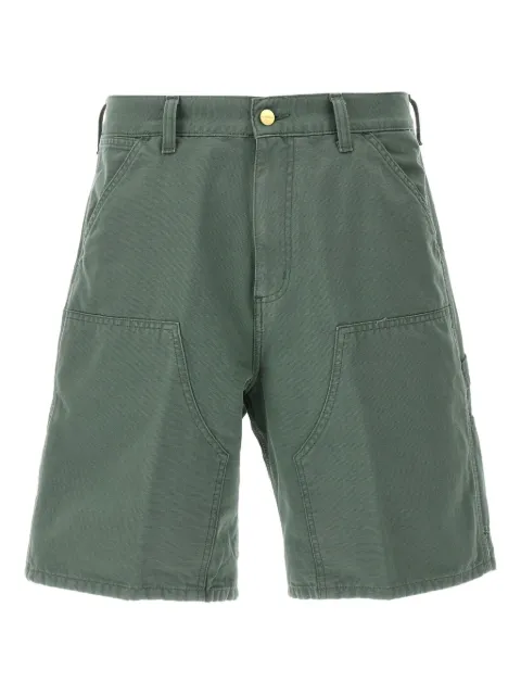 Парусиновые шорты Carhartt WIP с двойным коленом green