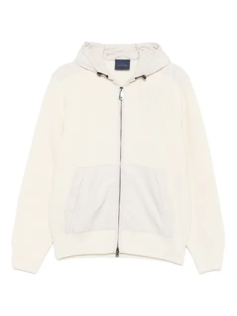 Толстовка из трикотажа в рубчик Paul & Shark white