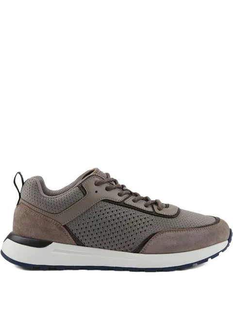 Дизайнерские кроссовки с панелями Paul & Shark brown