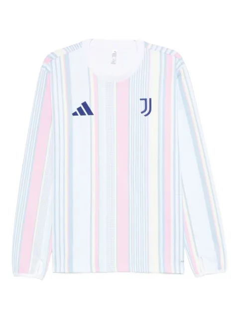 полосатая футболка adidas x Juventus с длинным рукавом white