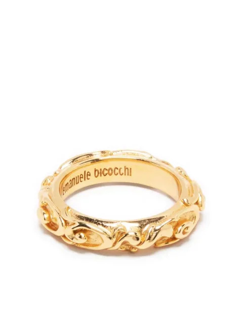 Золотое кольцо с арабесками от Emanuele Bicocchi gold