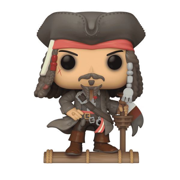 Фанко-Поп! Джек Воробей стоит на мачте pop! jack sparrow standing on mast