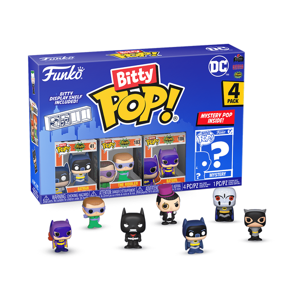 Фанко Битти Поп! 4-я серия комиксов DC Comics из 4-х частей bitty pop! dc comics 4-pack series 4