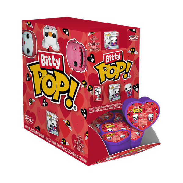 Funko Mystery Bitty Pop! Кошмар перед Рождеством (День Святого Валентина) mystery bitty pop! the nightmare before christmas (valentine’s day)