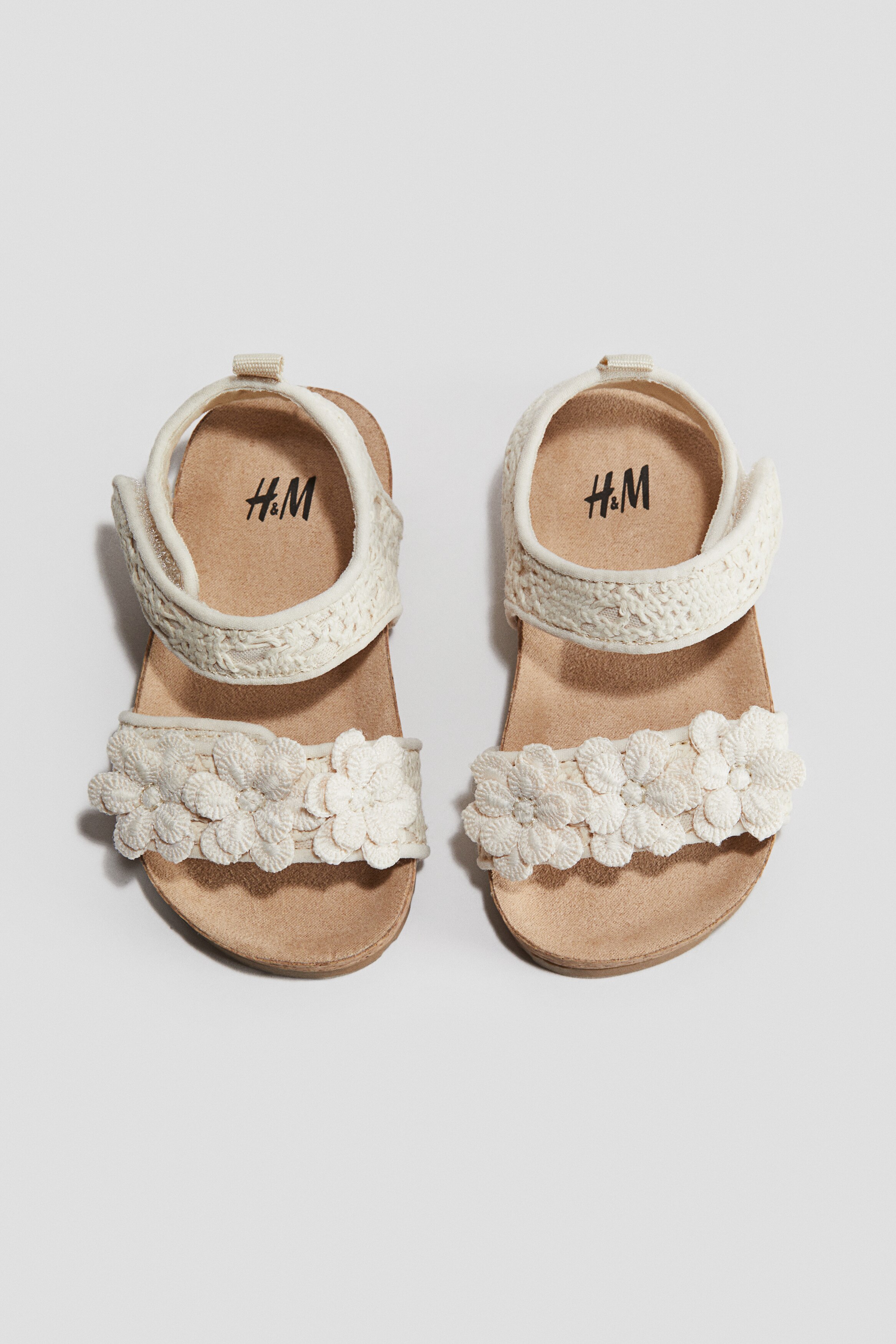 Босоножки H&M, связанные крючком