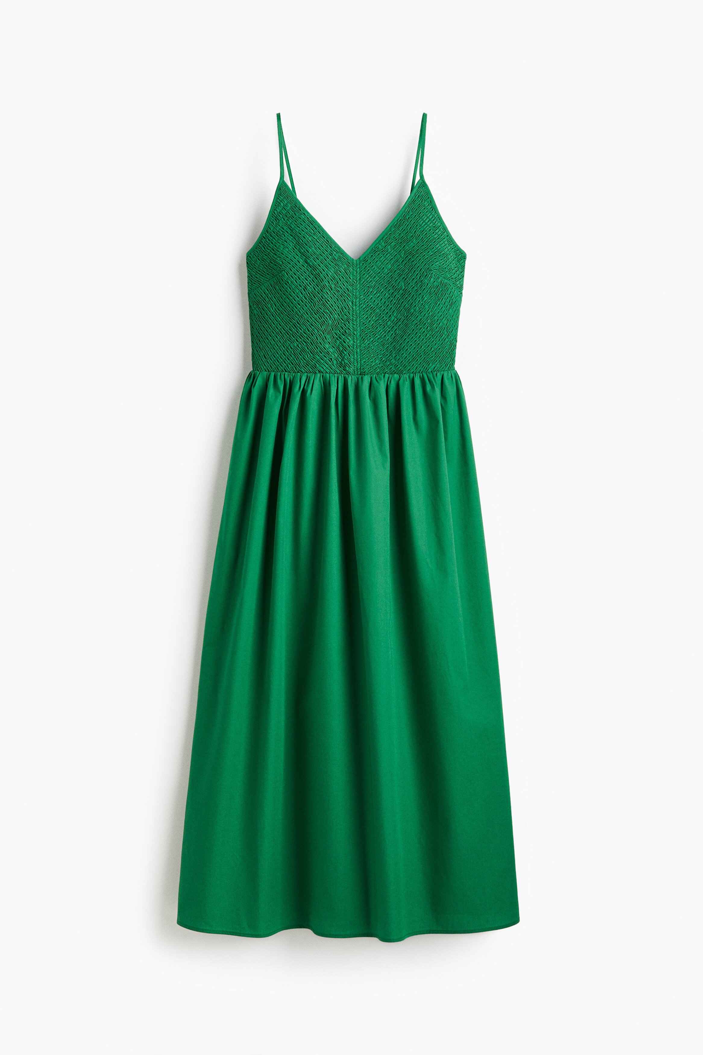 Хлопчатобумажное платье с присборенным лифом от H&M
