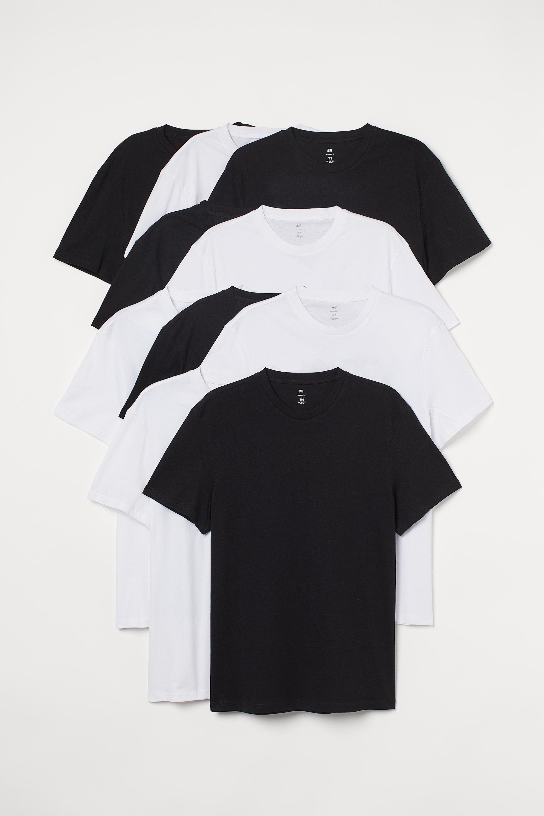 H-M -10 комплектов футболок обычного кроя с круглым вырезом 14390₽