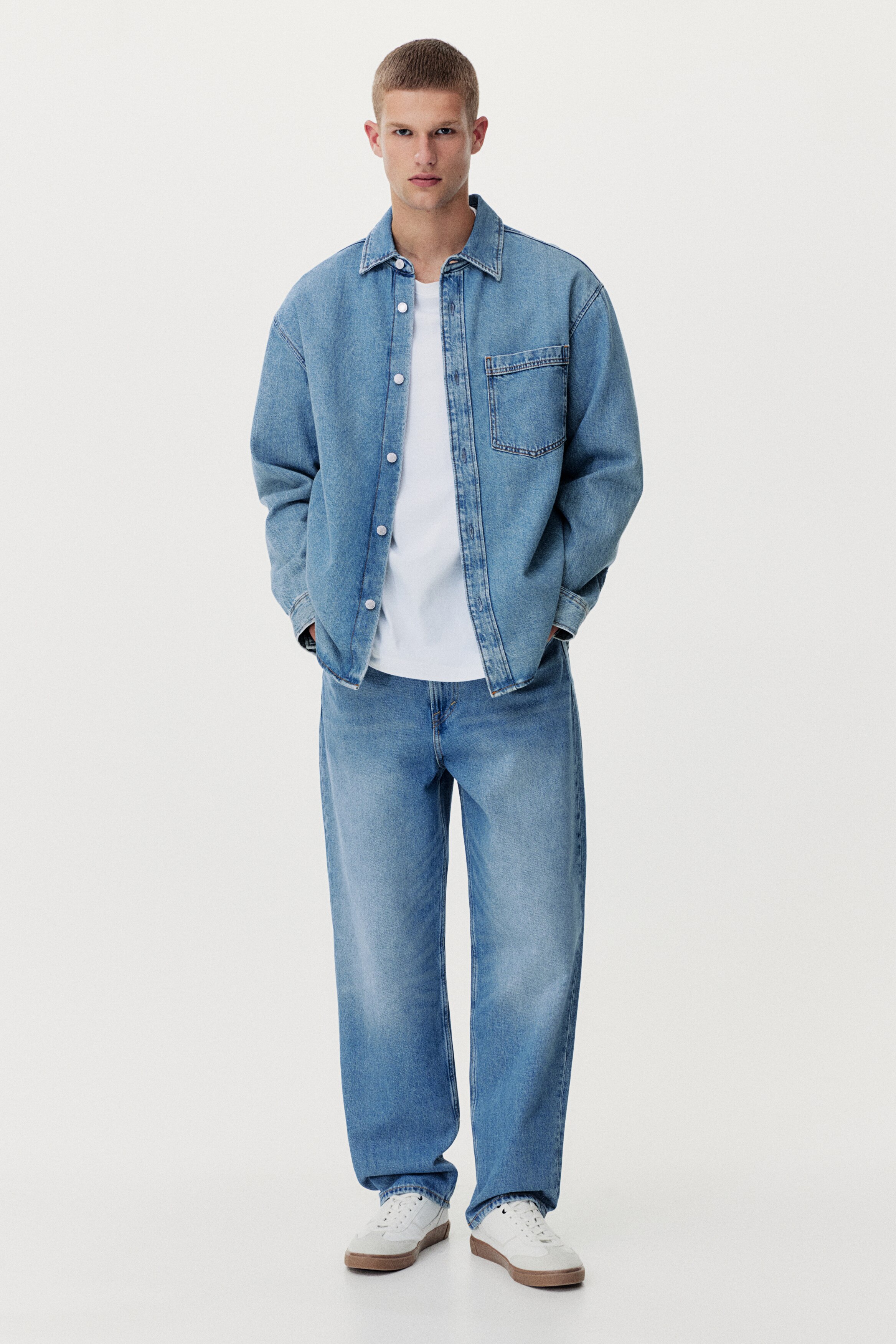Свободные джинсы H&M Houston
