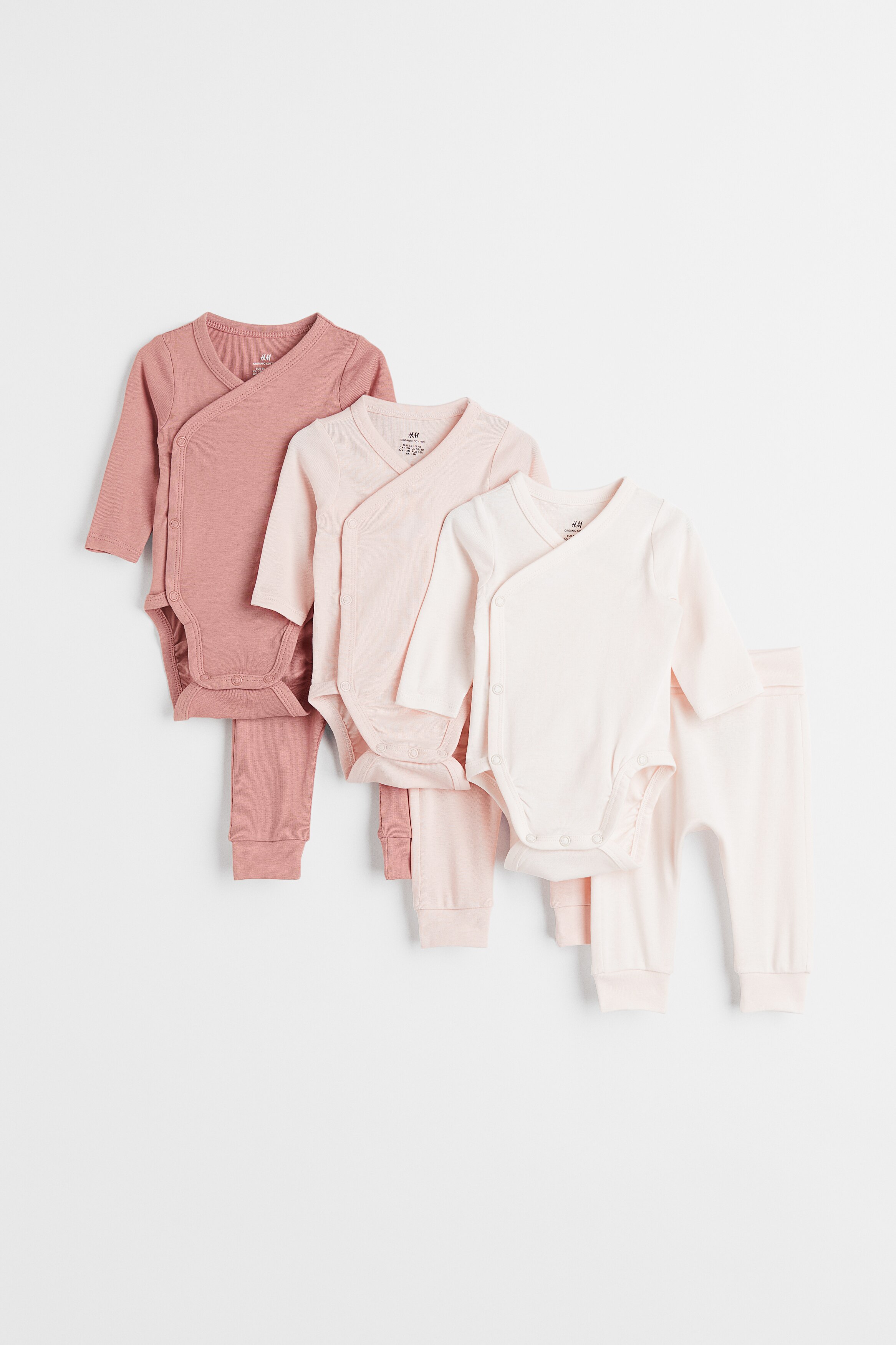 Комплект из боди и брюк H&M из 6 предметов