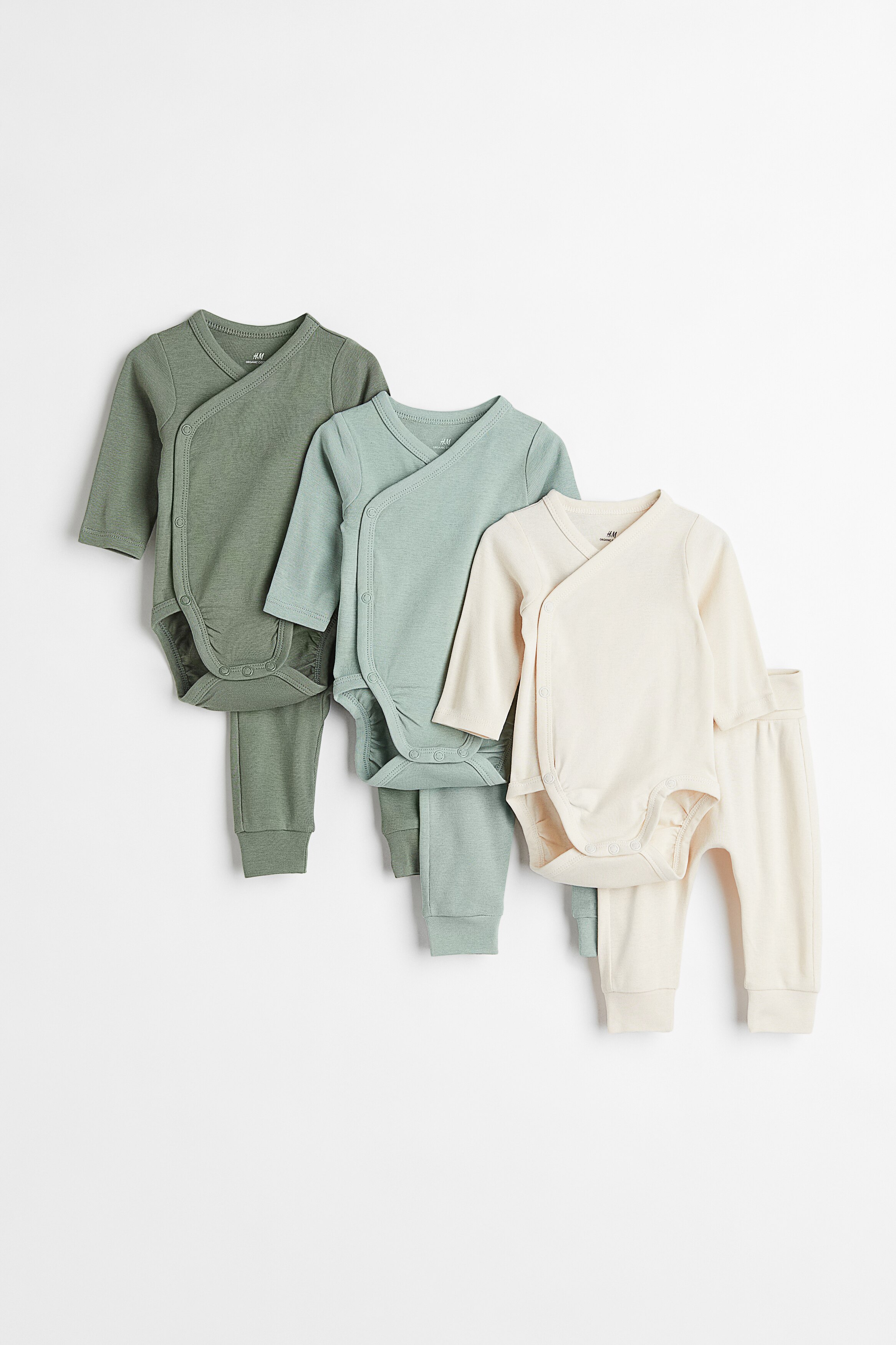 Green/mint green/natural white