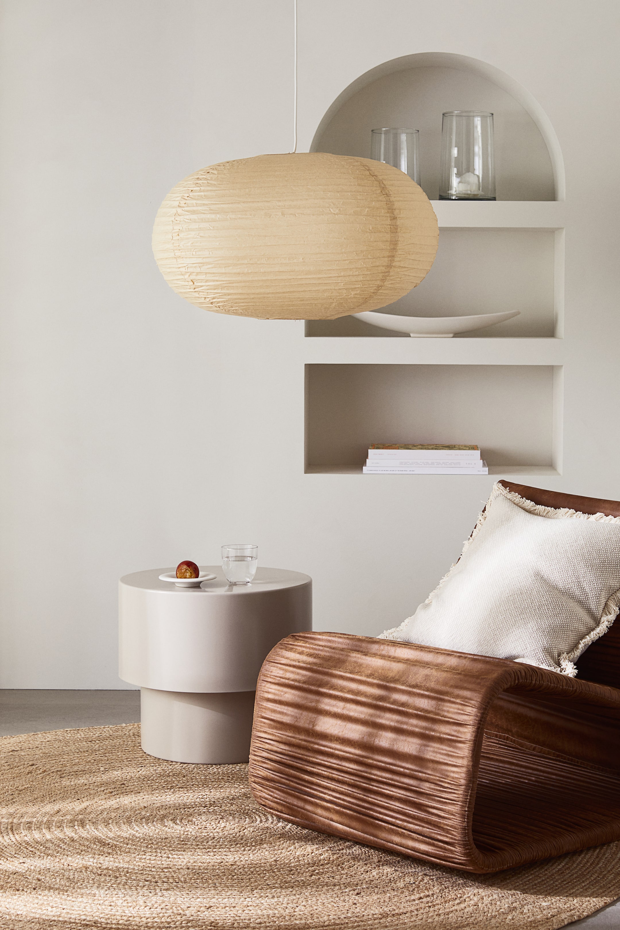 Большой абажур из рисовой бумаги H-M 6690₽