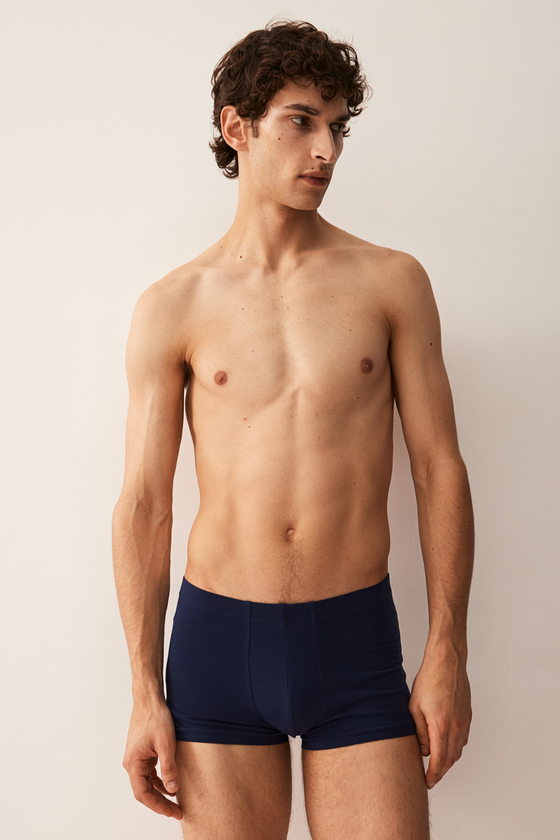 Короткие хлопковые трусы-боксеры H-M 5 шт 4790₽