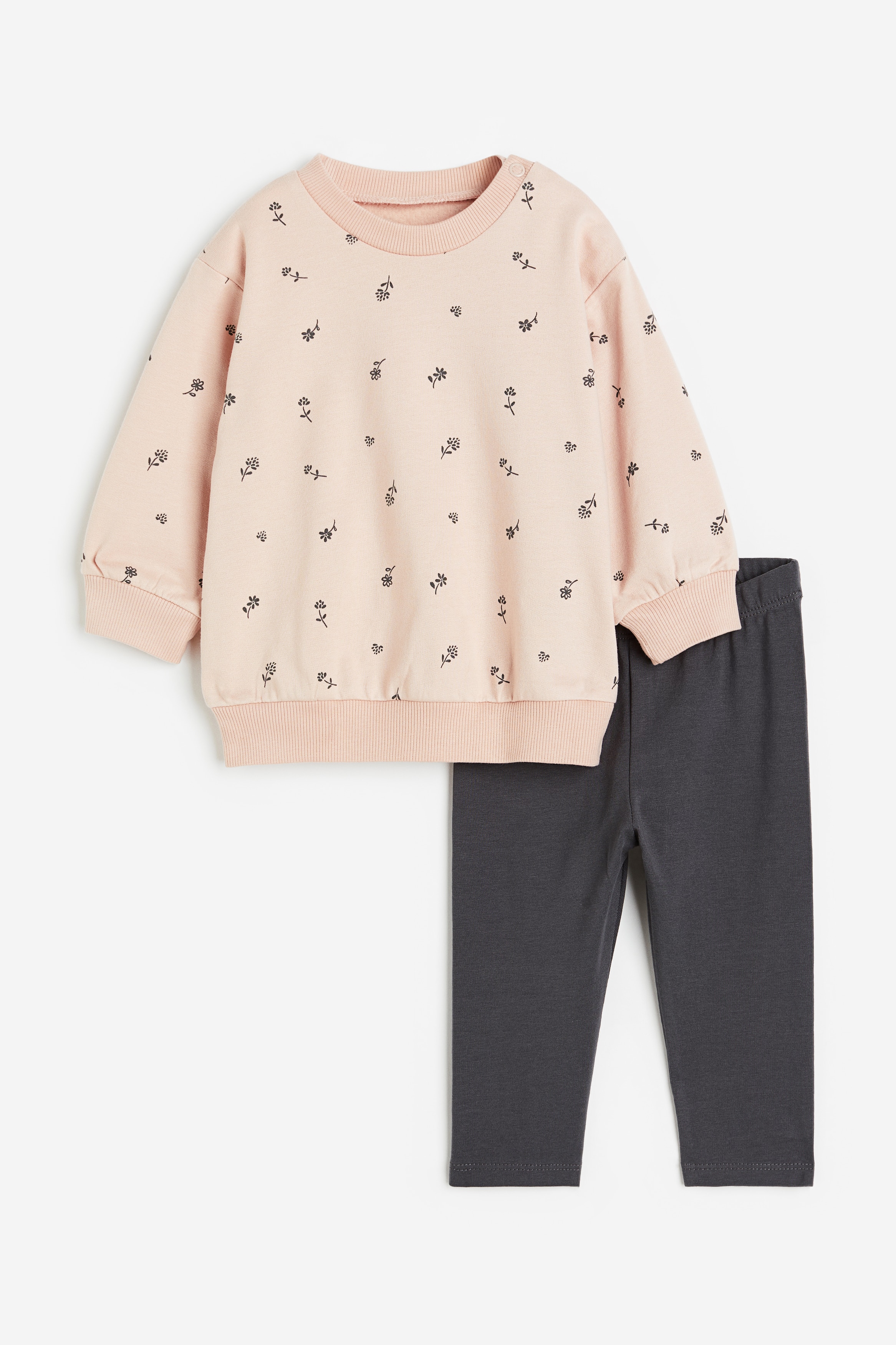 Комплект из толстовки и леггинсов H&M из 2 предметов