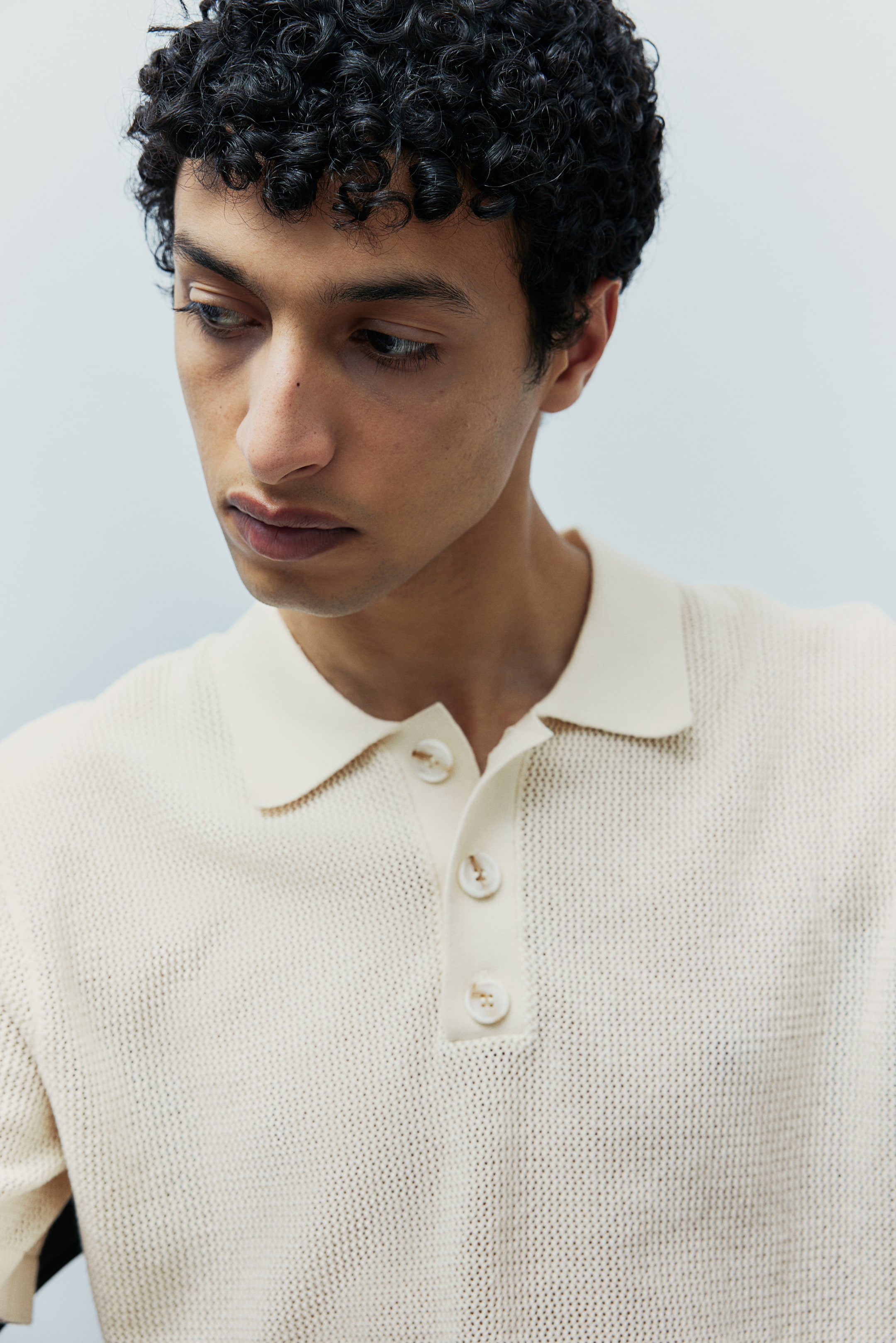 Приталенная рубашка-поло H-M 7090₽