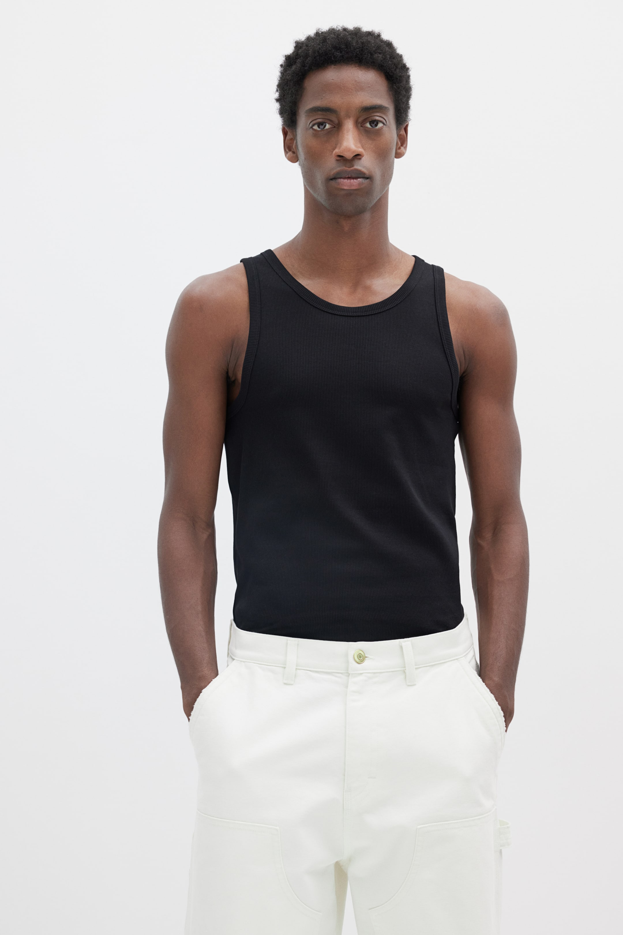 Облегающие майки в рубчик из 2-х комплектов от H-M 3790₽