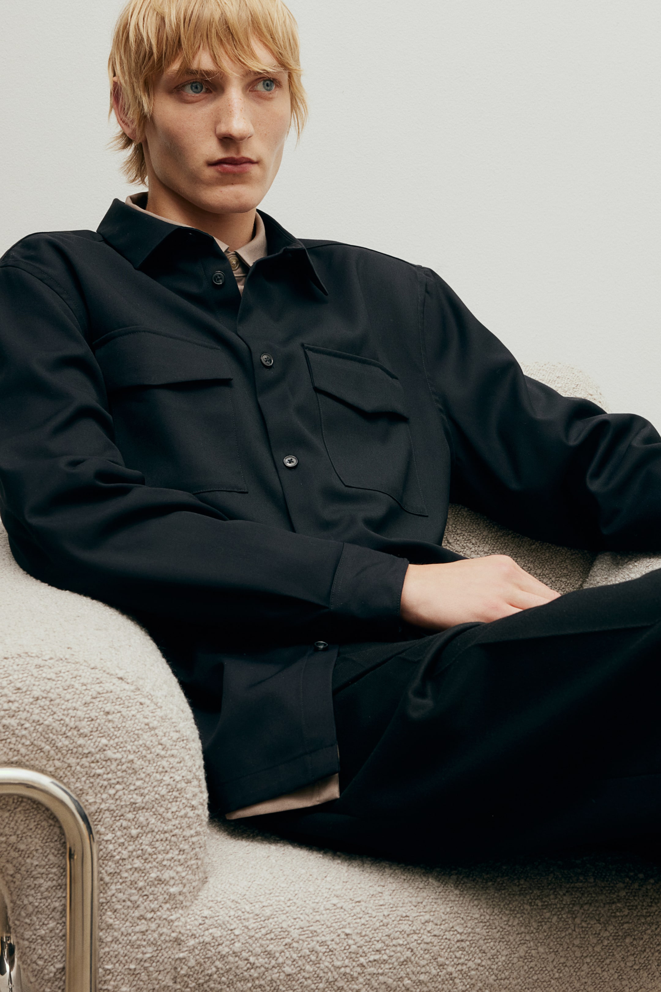 Универсальная верхняя рубашка H-M Regular Fit 6690₽