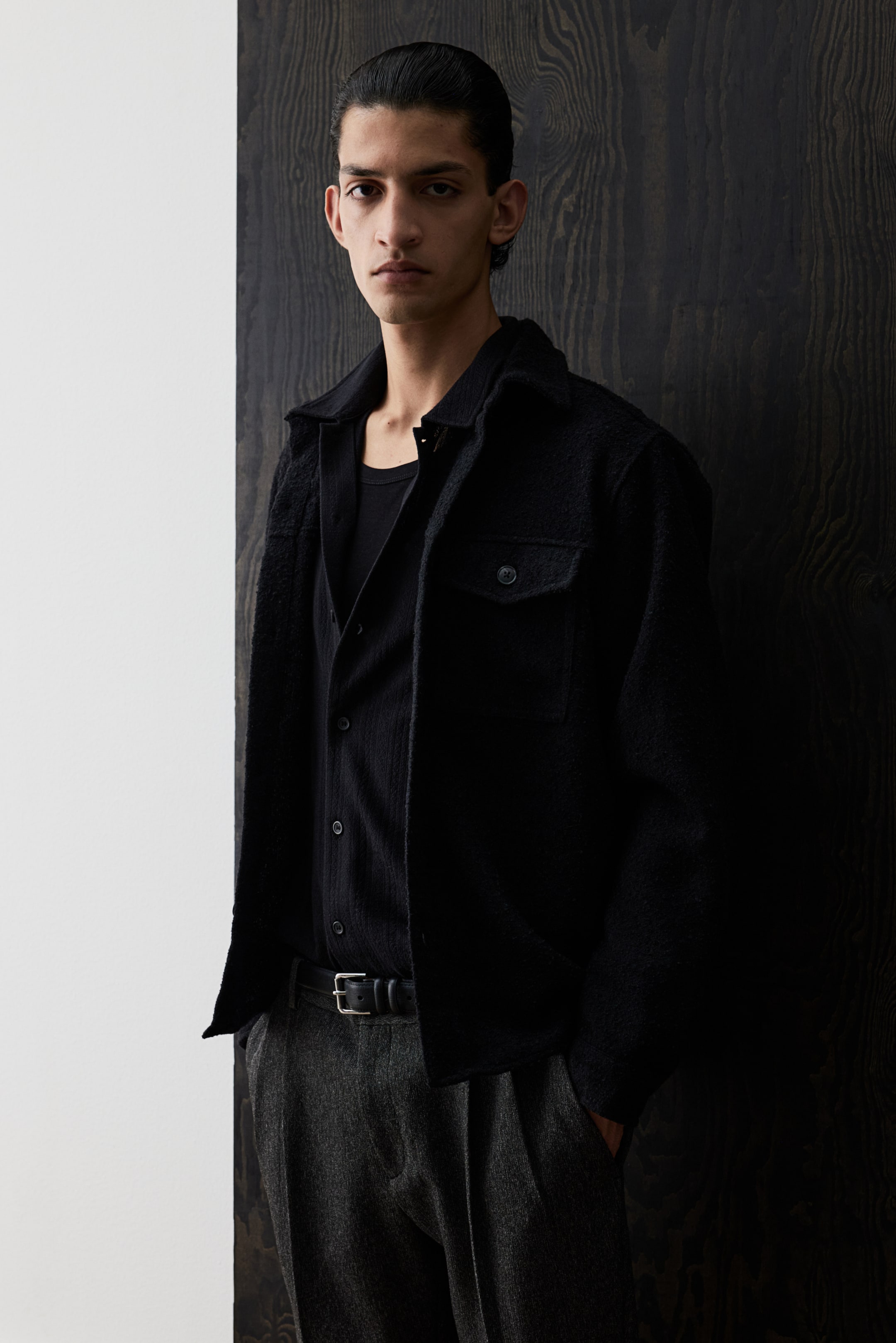 Верхняя рубашка из смесовой шерсти H-M обычного кроя 9590₽