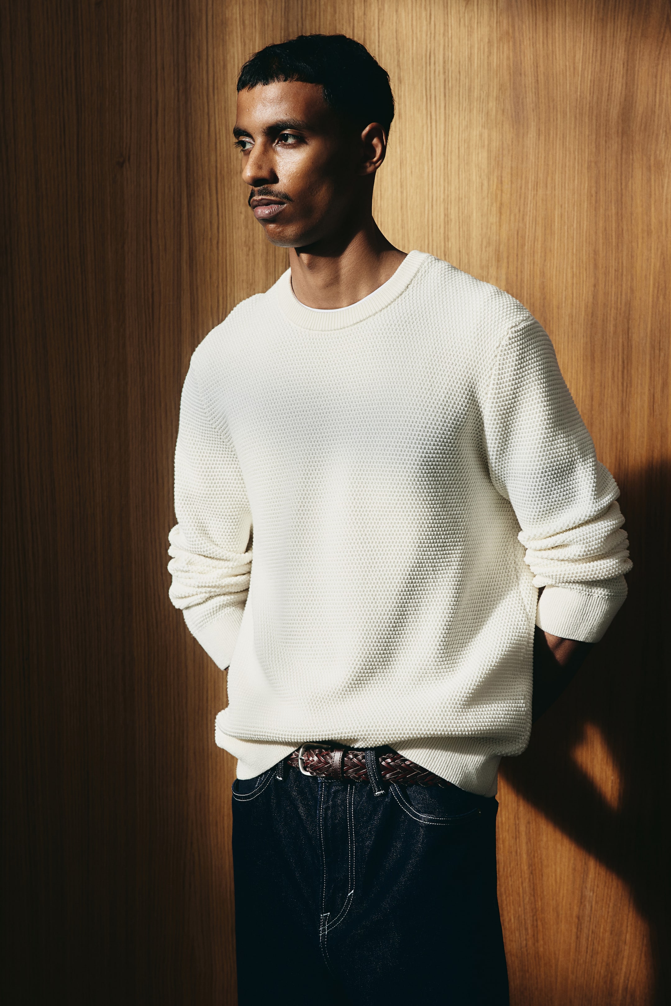 Вафельный свитер H-M обычного покроя 6690₽