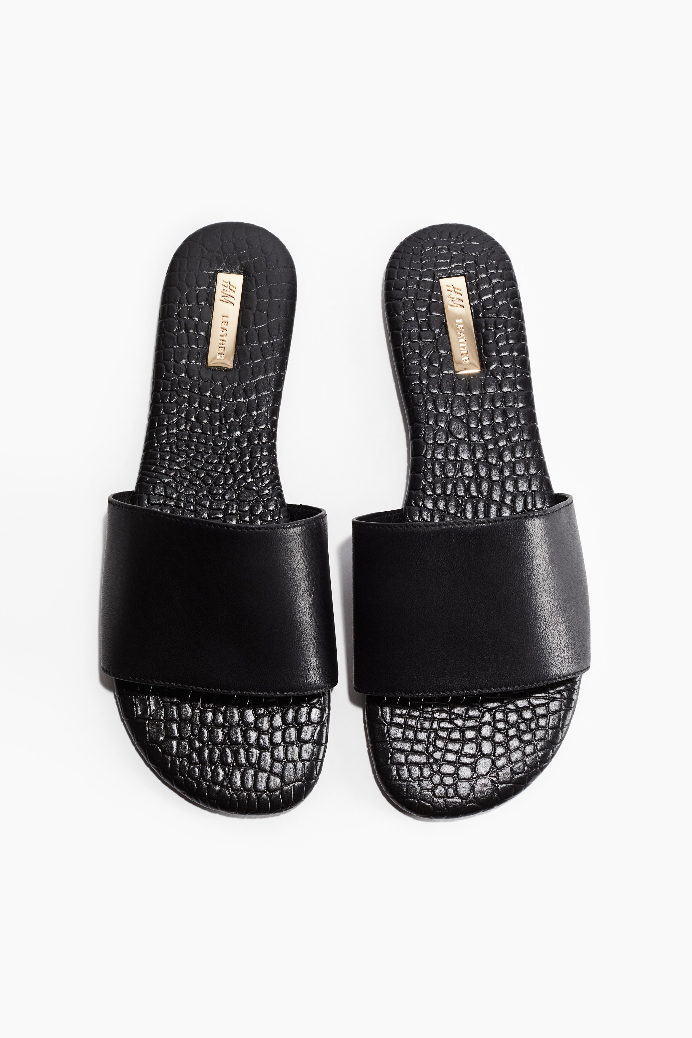 Кожаные сандалии H&M
