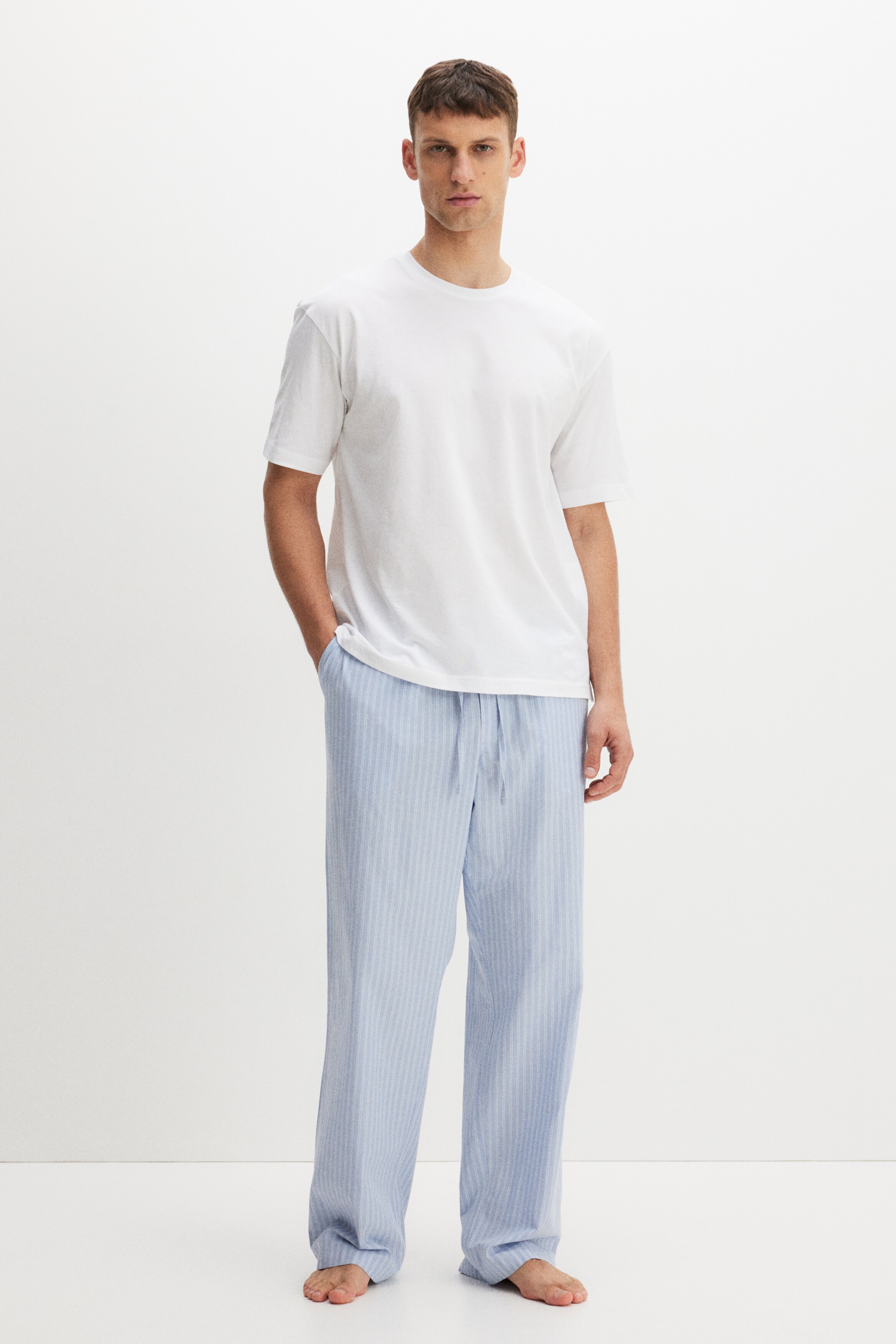 Комплект из пижамной футболки и брюк H&M