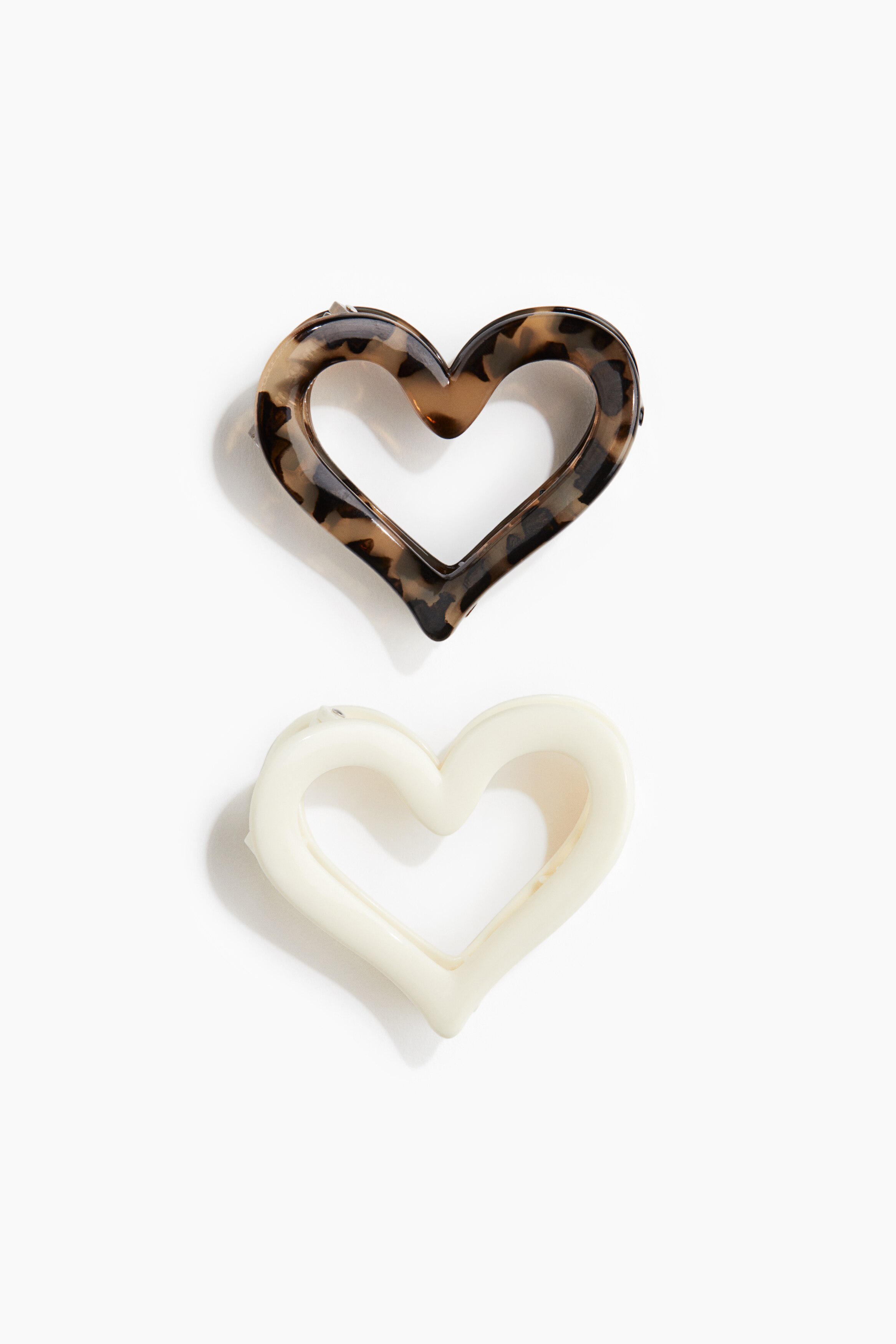 H-M, 2 упаковки заколок для волос в форме сердца